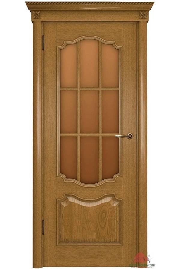 Межкомнатная дверь Престиж каштан ПО (решетка) - Интернет магазин Двери Тут