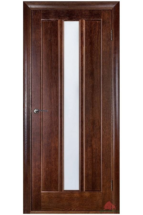 Межкомнатная дверь Троя темный орех ПО - Интернет магазин Двери Тут