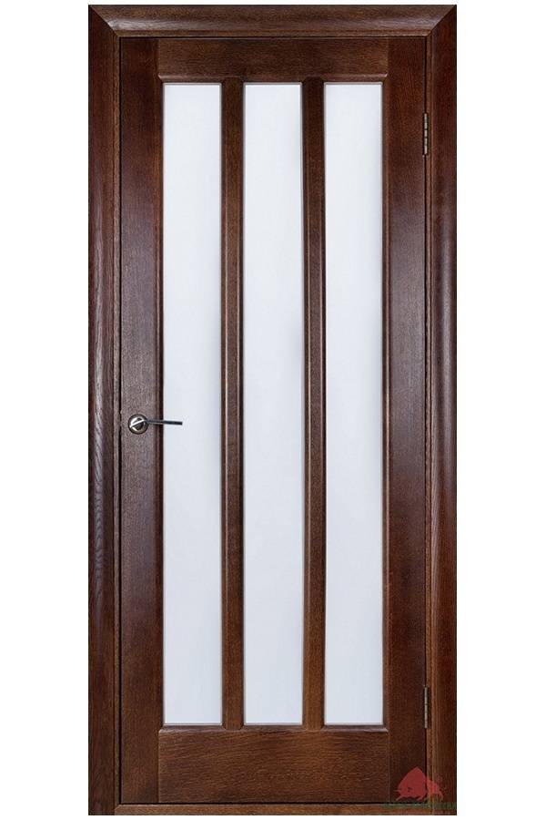 Межкомнатная дверь Троя темный орех ПОО - Интернет магазин Двери Тут